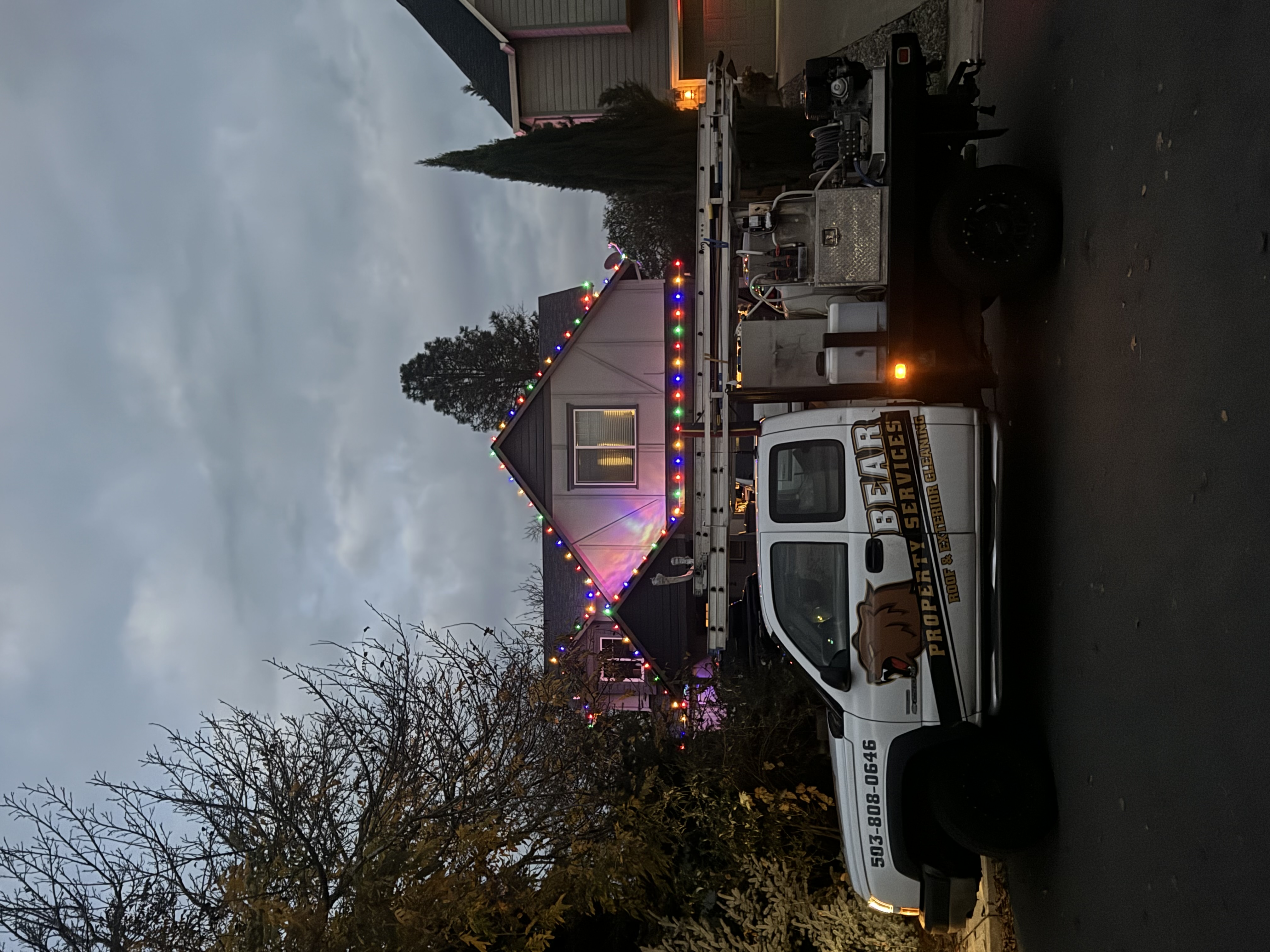 Bear Property Services truck on job site